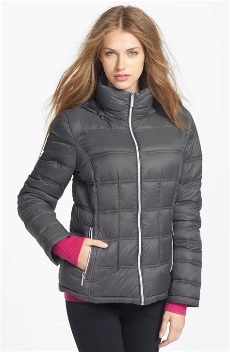 michael kors down jacket with hood|packable jacket michael kors.